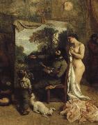 Gustave Courbet ateljen Spain oil painting artist